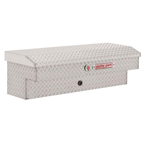 Weather Guard 41in Model 184-0-04 Lo-Side Truck Box, Aluminum, Clear, 3.0 cu ft capacity