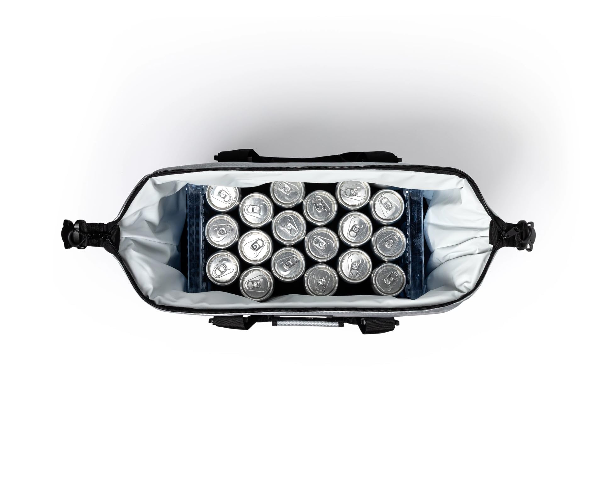 AO Coolers Carbon Expedition Soft Cooler with High-Density Insulation, Silver, 36-Can