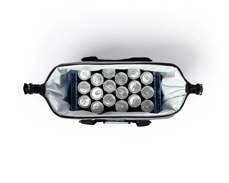 AO Coolers Carbon Expedition Soft Cooler with High-Density Insulation, Silver, 36-Can