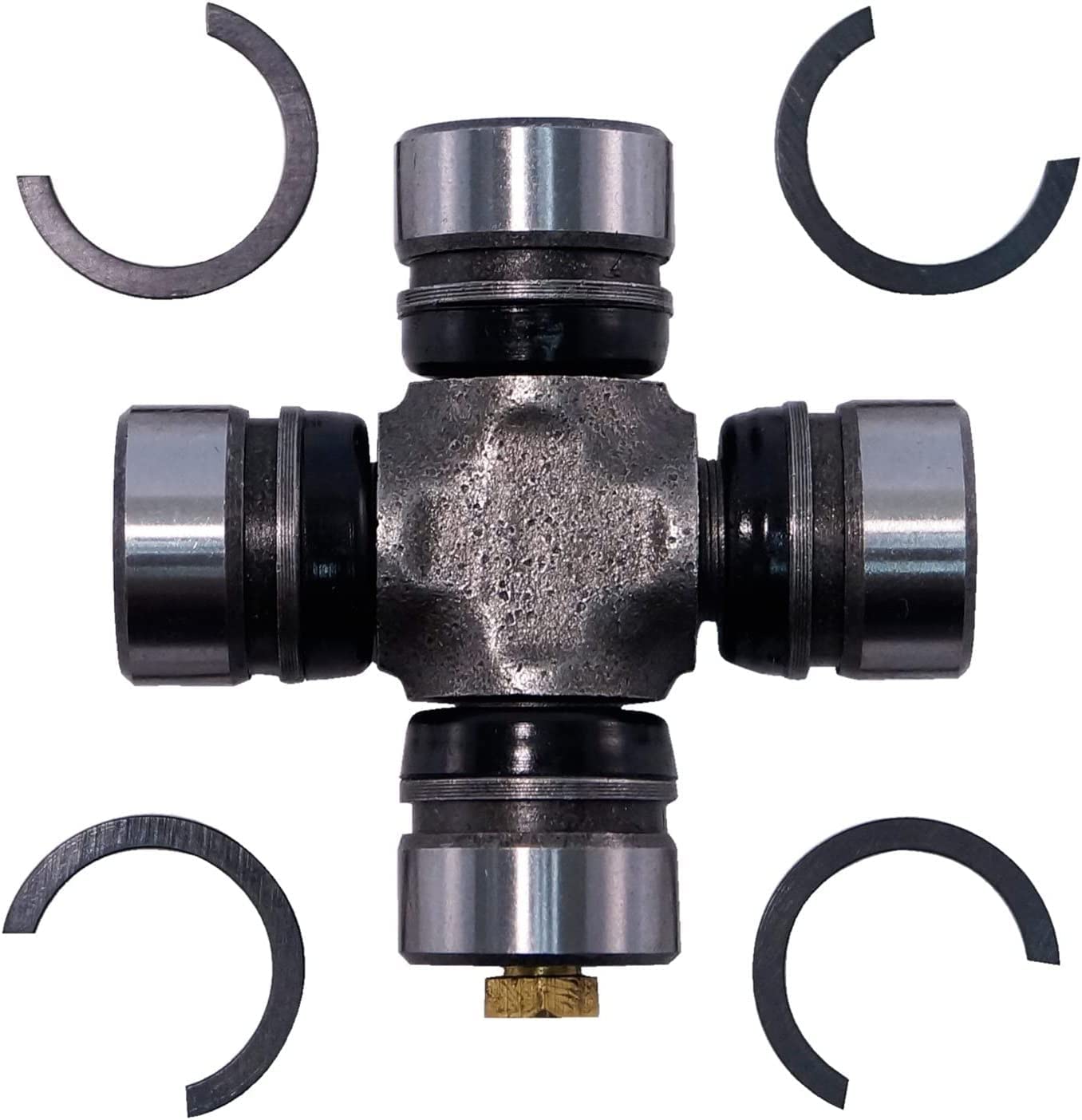 Universal Joint Rugged Front Driveshaft at Front Axle, Front Driveshaft at Transfer Case for Kawasaki Mule/Bayou, Greaseable for Long Service Life, Easy Install (See Fitment Details in Description)