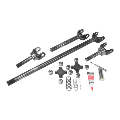 Yukon Gear 4340 YA W24108) Chrome-Moly Front Replacement Axle Kit for Jeep CJ Dana 30 Differential