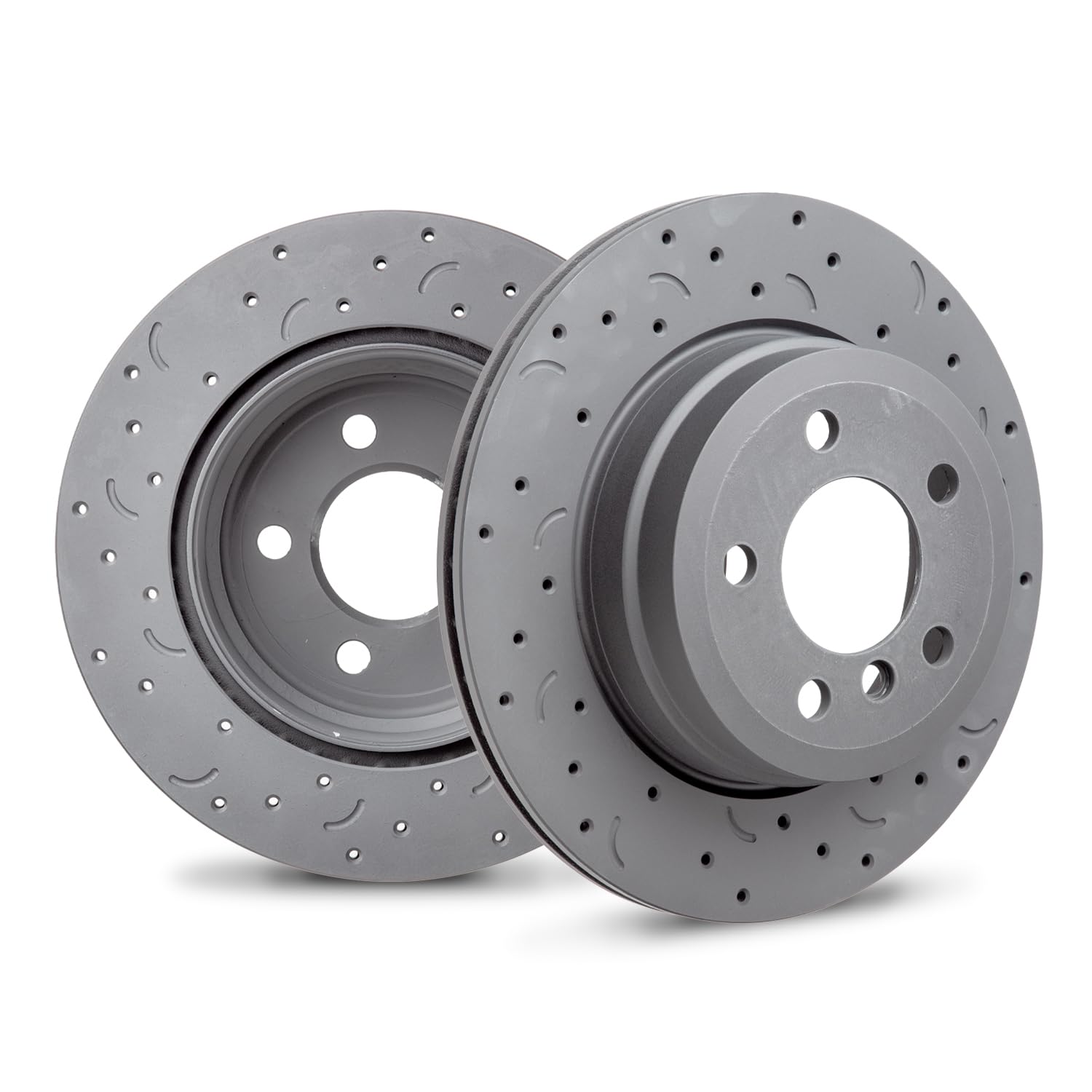 Talon Cross-Drilled and Slotted Vented Rotor, Hawk Performance Brakes, 12.59 in. Diameter, 3.1 in. Height