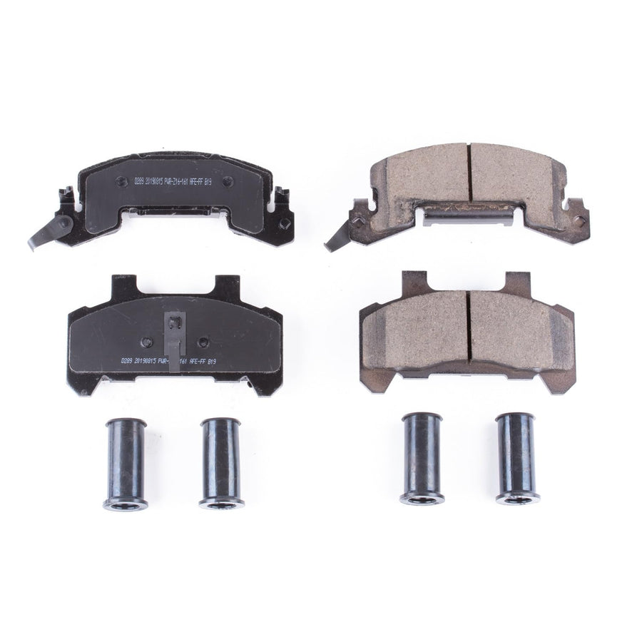 Power Stop Front Brake Kit For Buick Century 1982-89 |Skyhawk 1982-89 |Skylark 1985-90 |Somerset Regal 1985 |Somerset 1986-87 |Cimarron 1982-88 - Ceramic Brake Pads With Hardware Installation, 17-289