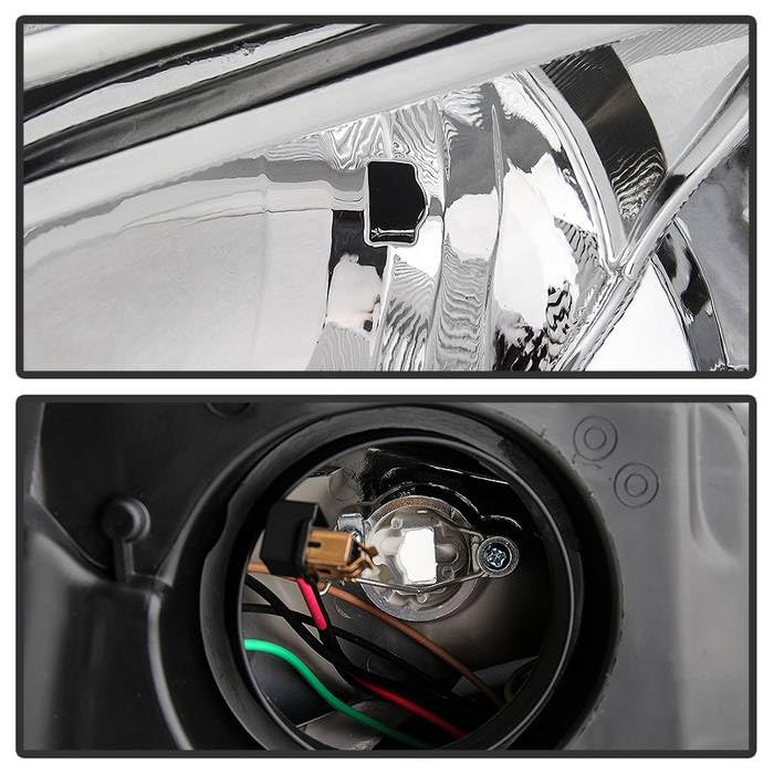 Ford Focus 12-14 Spyder (POE) Halogen OE Headlights - Low Beam-H7(Not Included) ; High Beam-H1(Not Includ