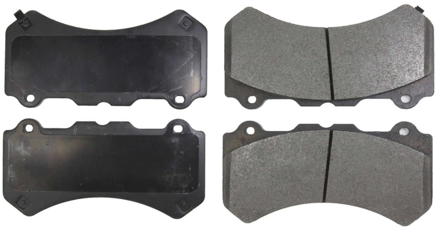 Front StopTech 308.13820 Brake Pads with Shims; Street