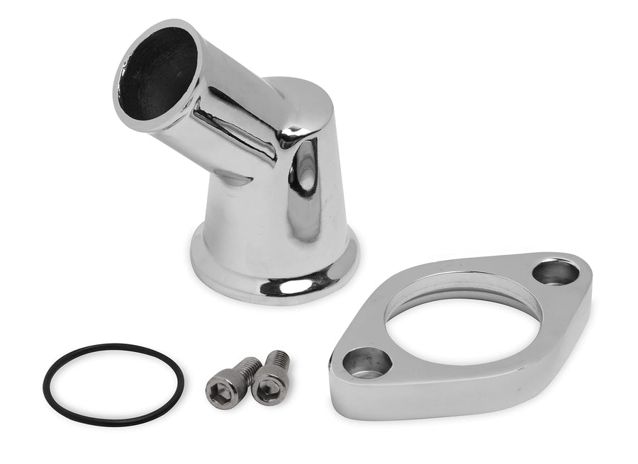 Weiand Aluminum Water Outlet, Weiand 45 Degree