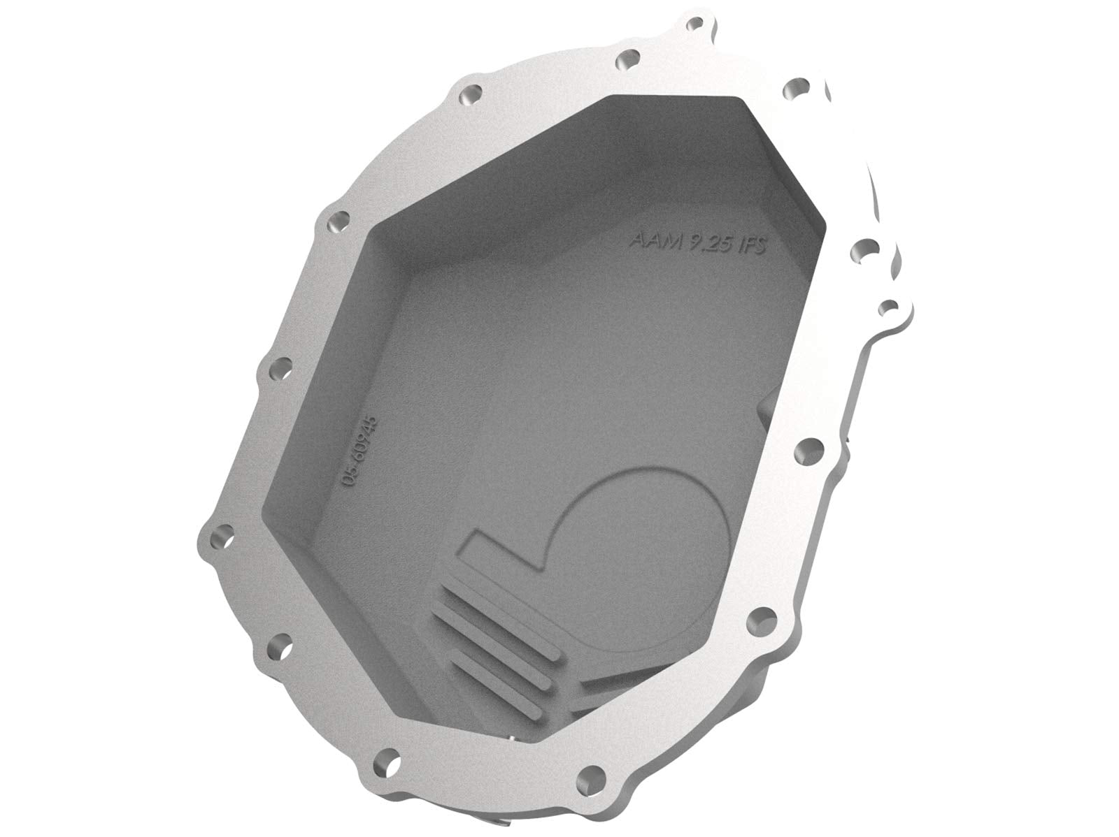 aFe POWER Front Differential Cover Street Series Raw w/Machined Fins - #46-71050A - GM 2500/3500 11-20 V8-6.0L/6.6L (AAM 9.25)