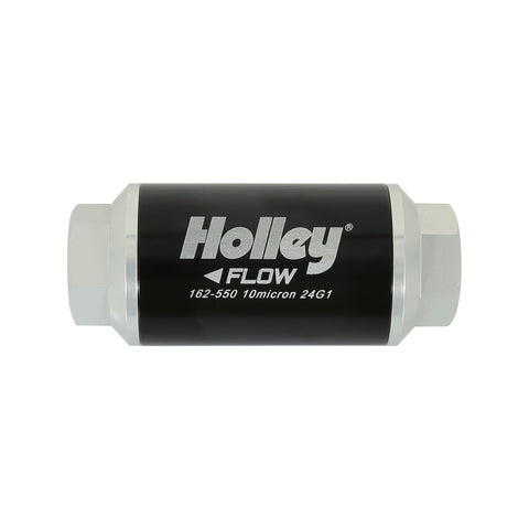 Holley 100 GPH HP Billet Fuel Filter 162-550