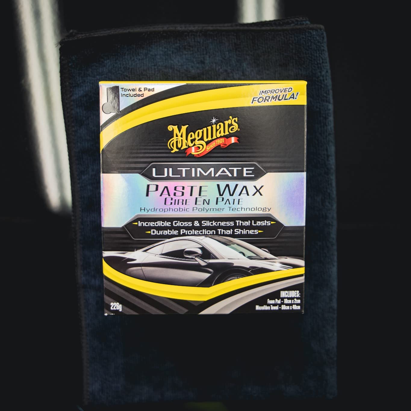 Ultimate Paste Wax Meguiar's - Long-Lasting, Easy to Use Synthetic Wax - 8oz