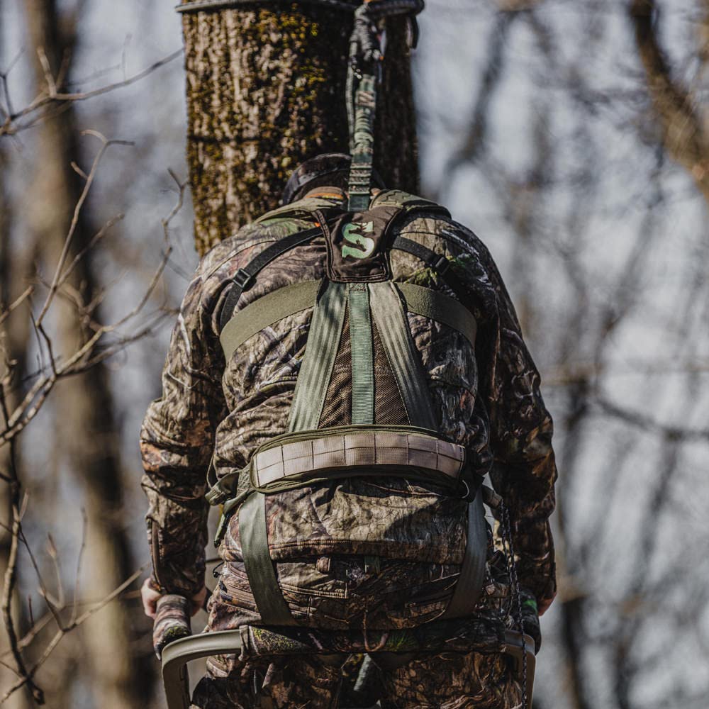 Men's Summit Treestands Pro Safety Harness, Medium, Black (SU83081)