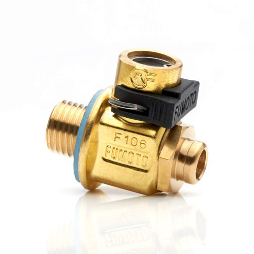 FUMOTO® VALVE F108S WITH SHORT NIPPLE 16MM-1.5 WITH LC-10