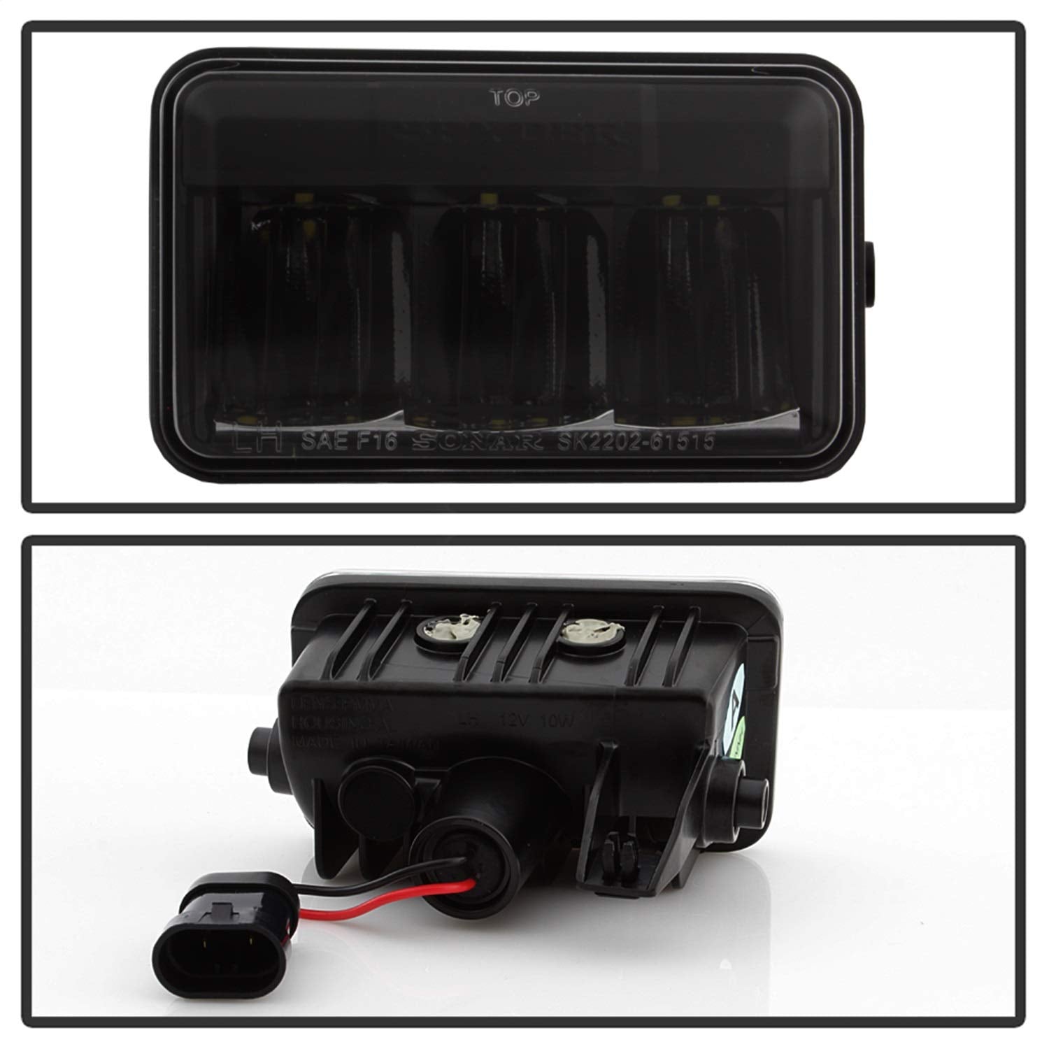 Ford F150 15-16 Spyder 5083975 LED Fog Lights - Black