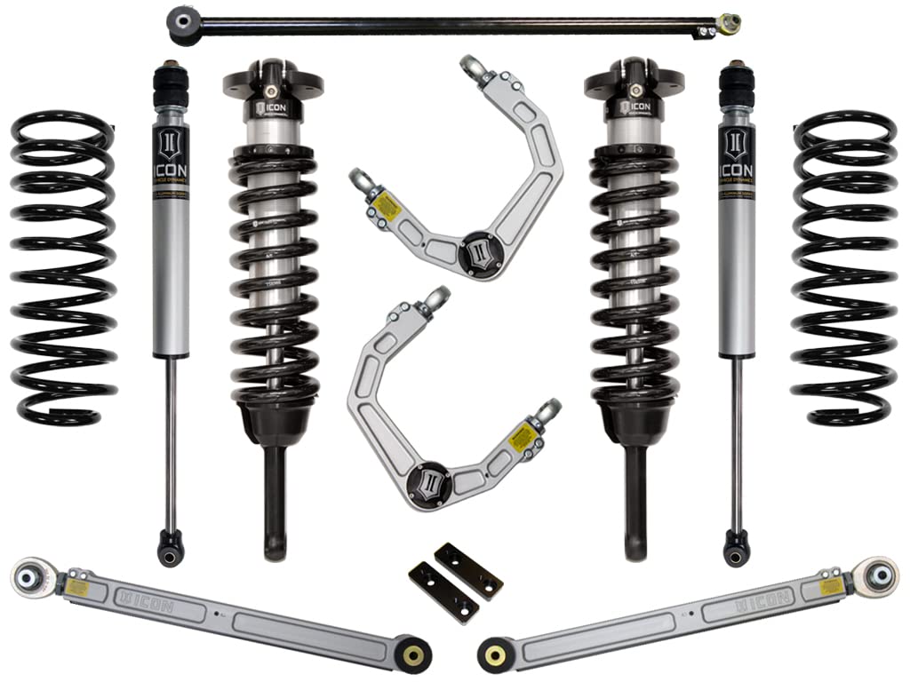 0-3.5" Lift, ICON Stage 3 Suspension System, Billet UCA, Compatible with 2010-Up Lexus GX460, K53183
