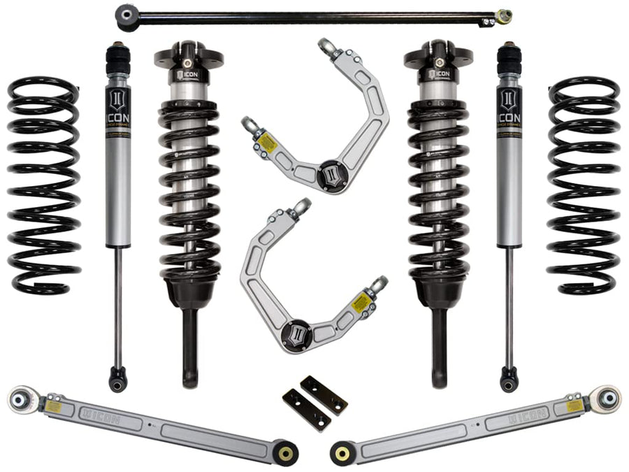 0-3.5" Lift, ICON Stage 3 Suspension System, Billet UCA, Compatible with 2010-Up Lexus GX460, K53183