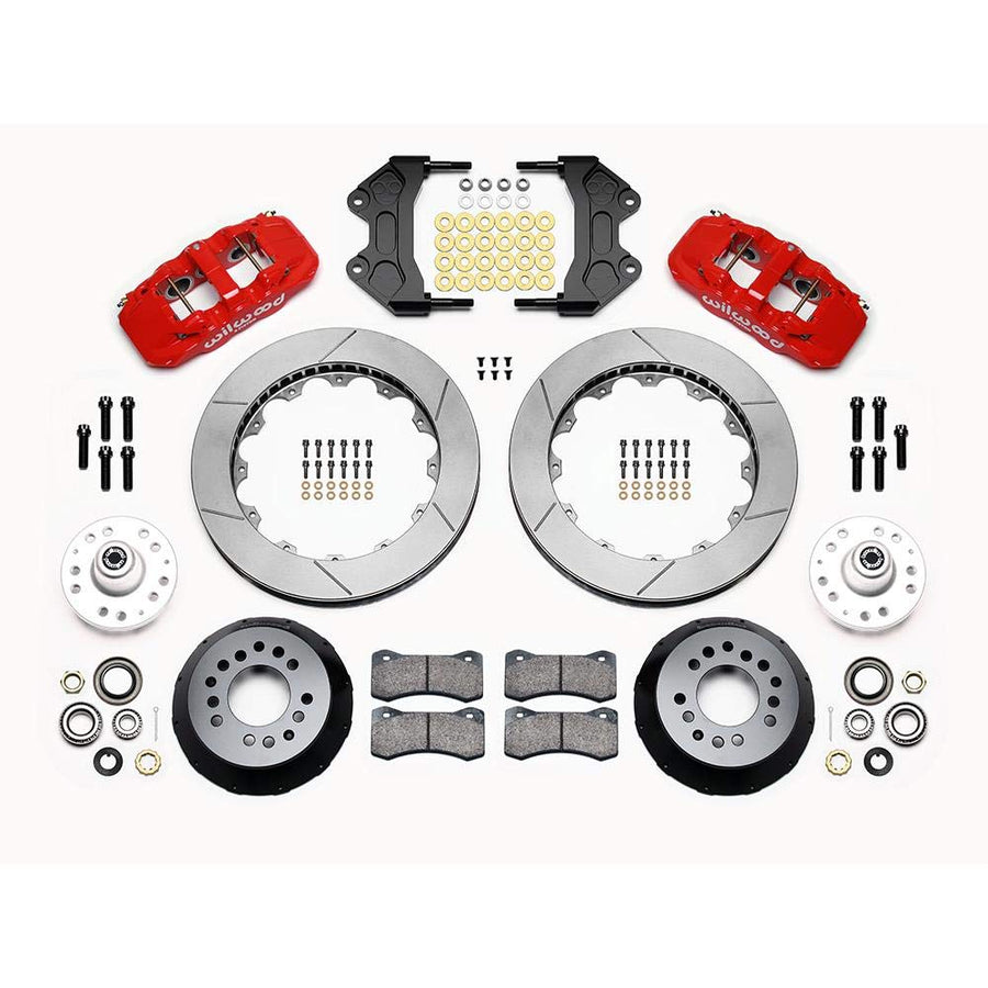 15.00-Red AERO6 Front Hub Kit