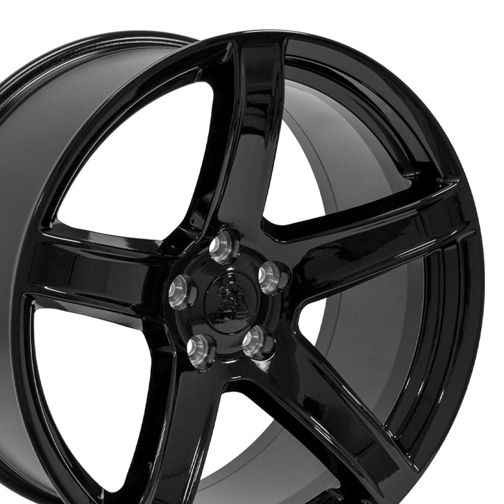 20 Inch OE Wheels DG22 Rim Fits Charger/Challenger SRT Hellcat Style 5x115 20x9.5 Gloss Black - Hollander 2640 (1)