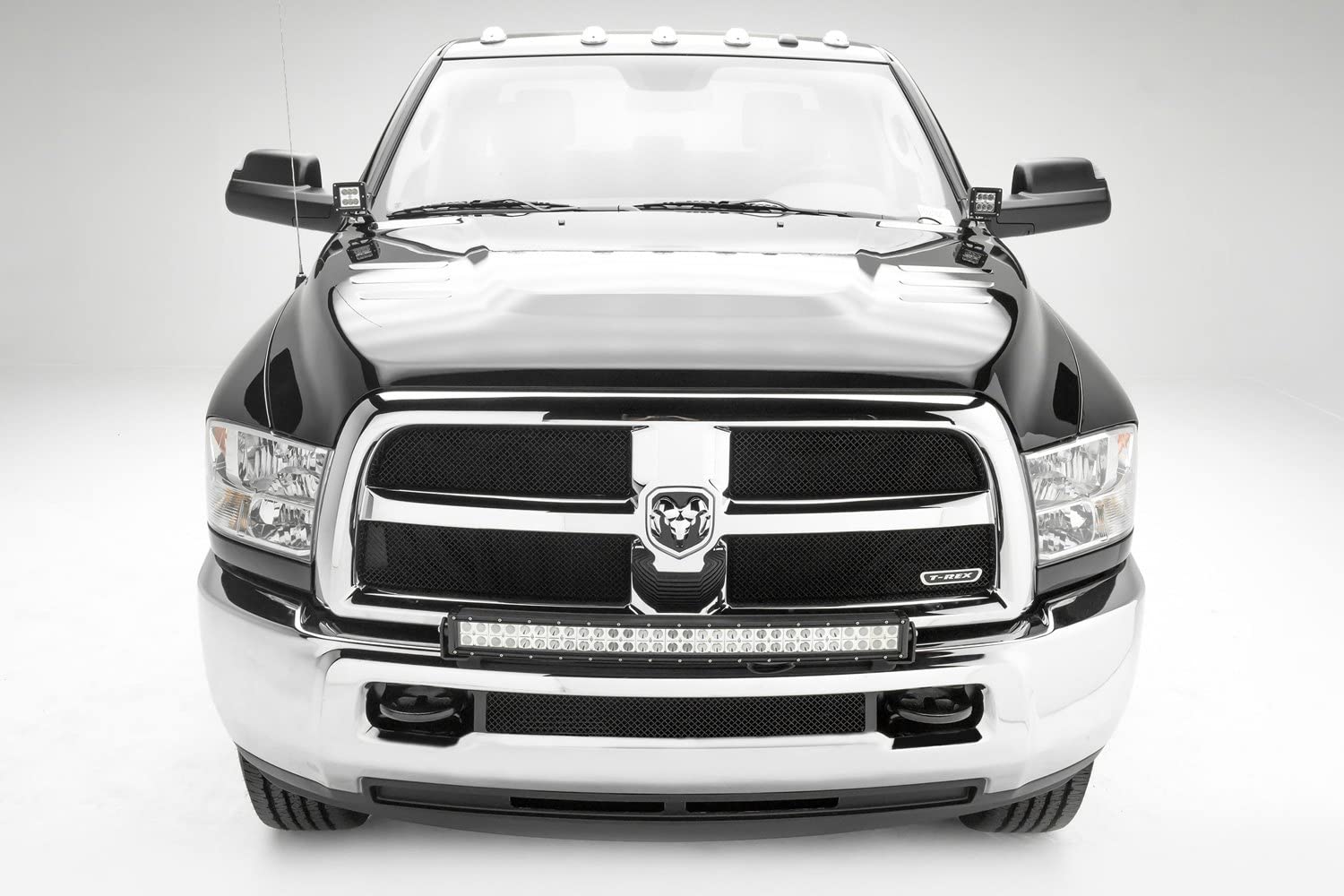 ZROADZ Black Front Bumper LED Light Bar KIT Z324522-KIT 2010-2016 DODGE RAM 2500/3500