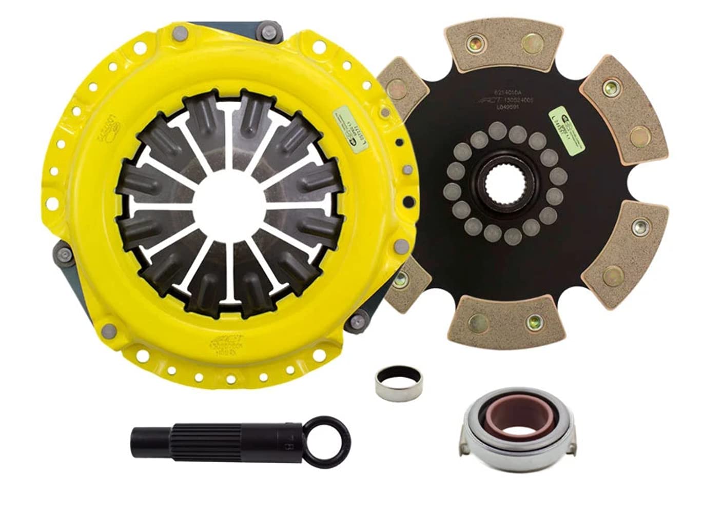 ACT XT Pressure Plate AR1-XTR6 with Race Rigid 6-Pad Clutch Disc