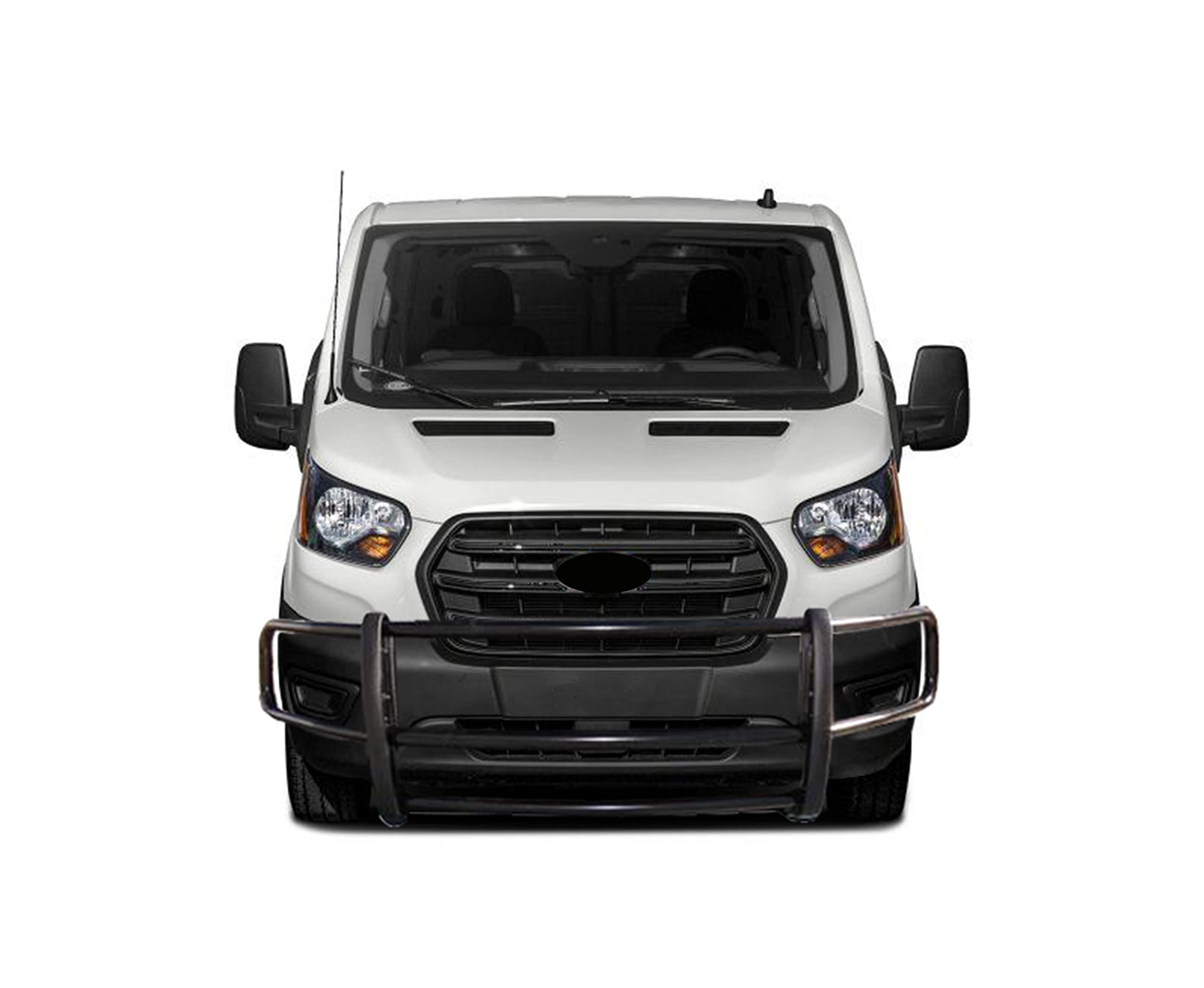 SPARTAN Black Horse Grille brush Bumper Guard Modular Black Compatible with 2020-2025 Ford Transit-150/Ford Transit-250/Ford Transit-350 2WD Full Size-17FT20MA