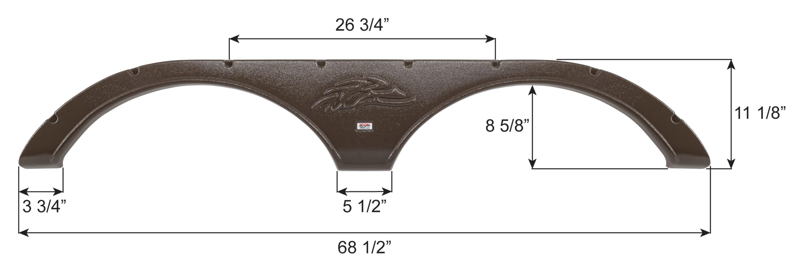 Fender Skirt ICON, Tandem, Heartland, FS2586, Winchester Brown