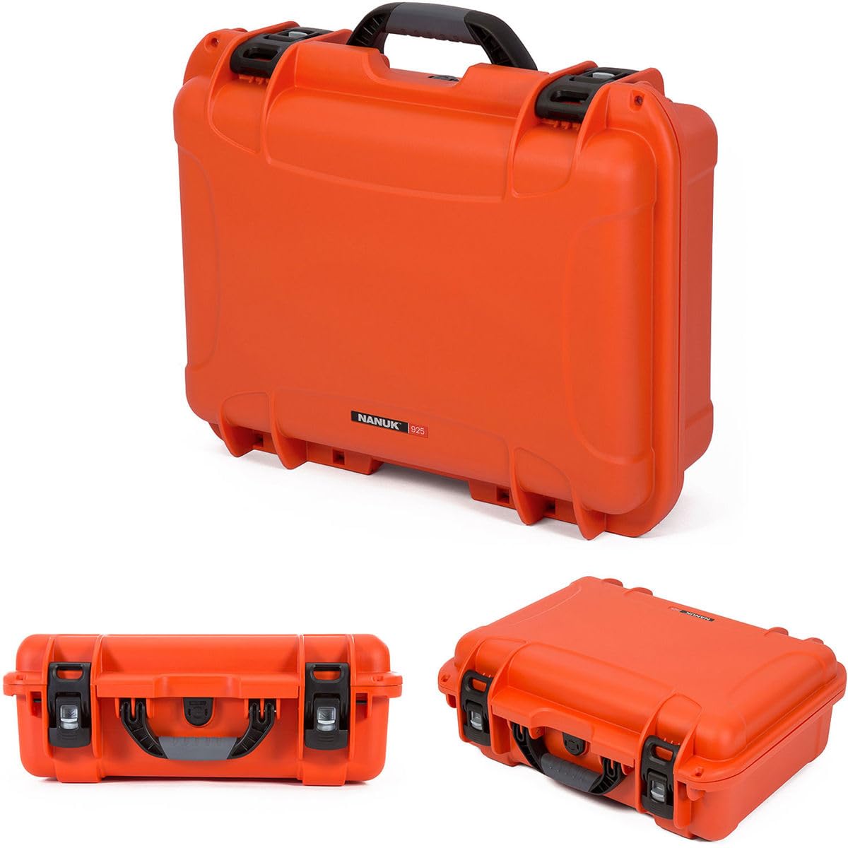 Nanuk Waterproof Hard Case 925 with Foam Insert for DJI Mavic 2 Pro|Zoom + Smart Controller, Crystalsky 5.5" or iPad - Orange