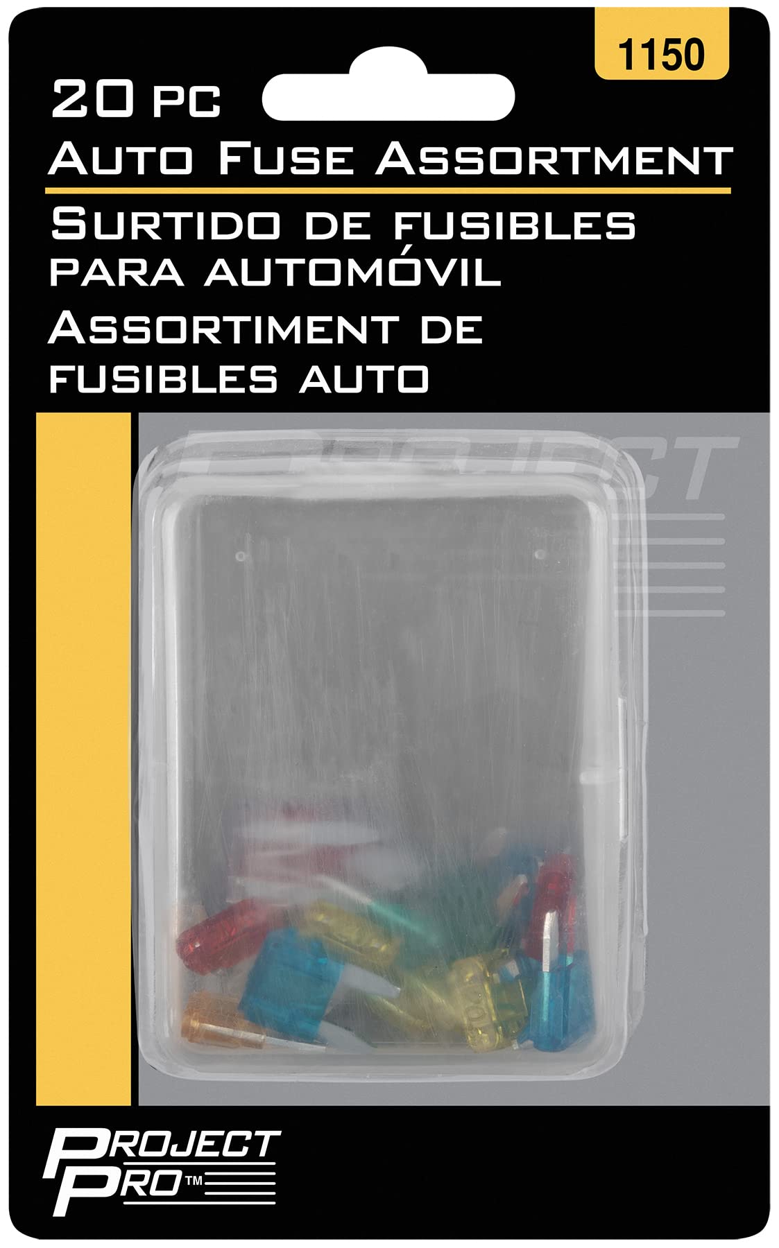 Assorted Blade Fuse Set Performance Tool 1150 with Handy Storage Case - Includes 20 Fuses Ranging from 5A to 30A