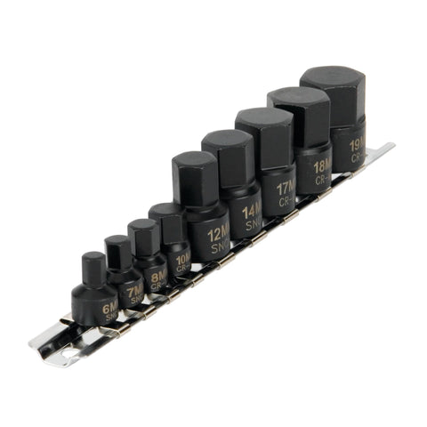 9-Piece Performance Tool W38964 Impact Metric Hex Bit Socket Set