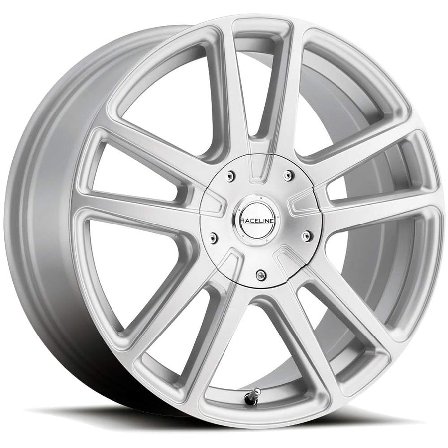 Encore Raceline Wheels 145 Satin Silver Wheel (16 x 7. inches /4 x 100 mm, 40 mm Offset)