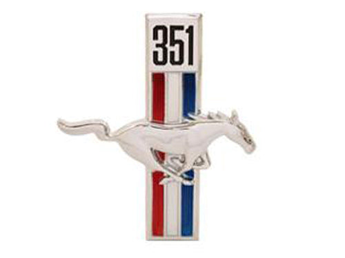 1967-1968 Scott Drake C7ZZ-16228-W 351 Running Horse Emblem RH