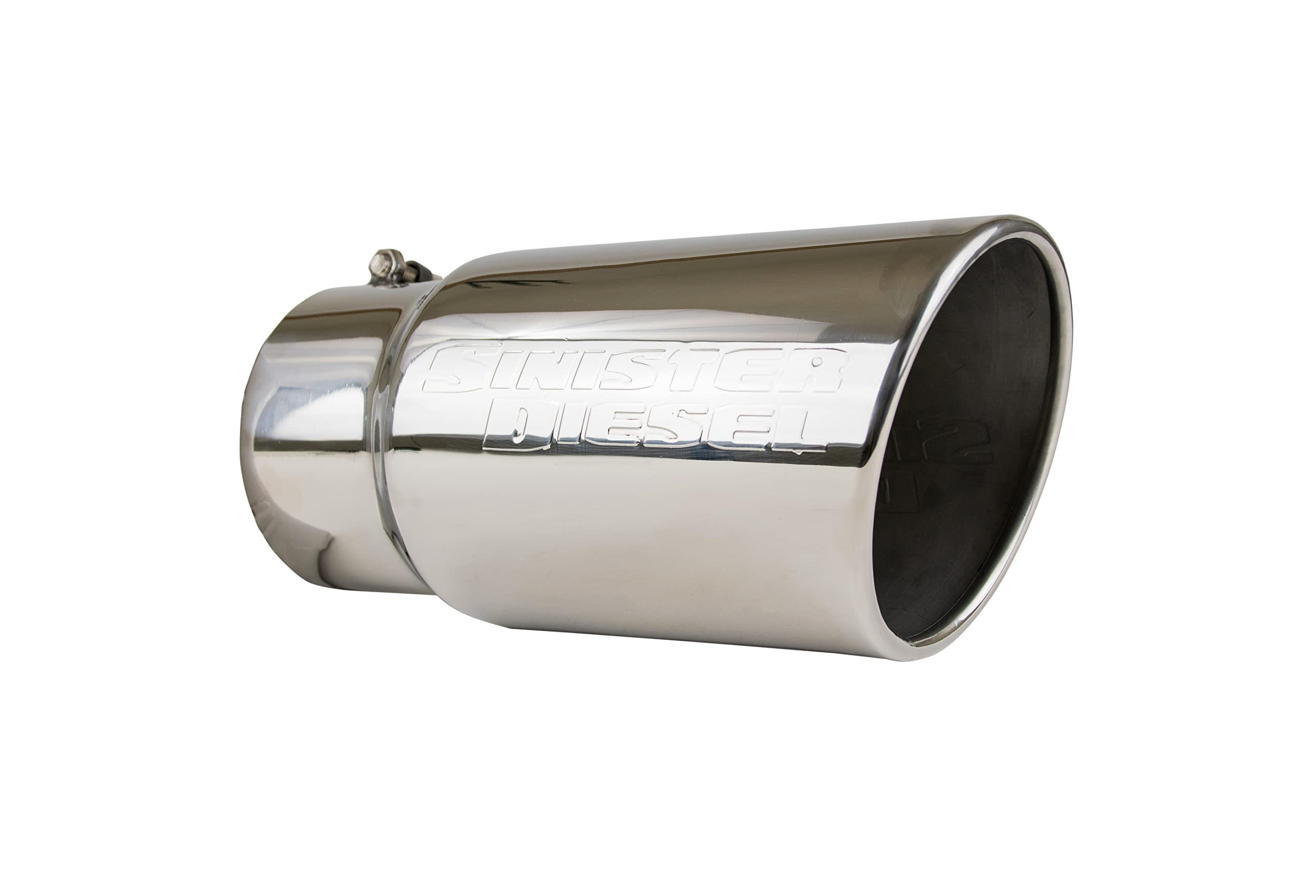 Polished Stainless Steel Sinister Diesel Exhaust Tip (5 to 6)