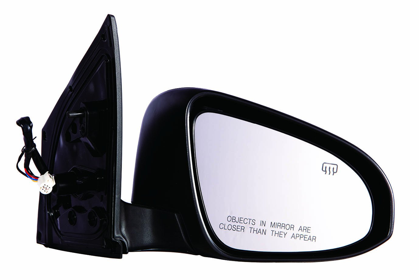 Replacement FOCOPO 312-5440R3EBH Passenger Side Door Mirror Set