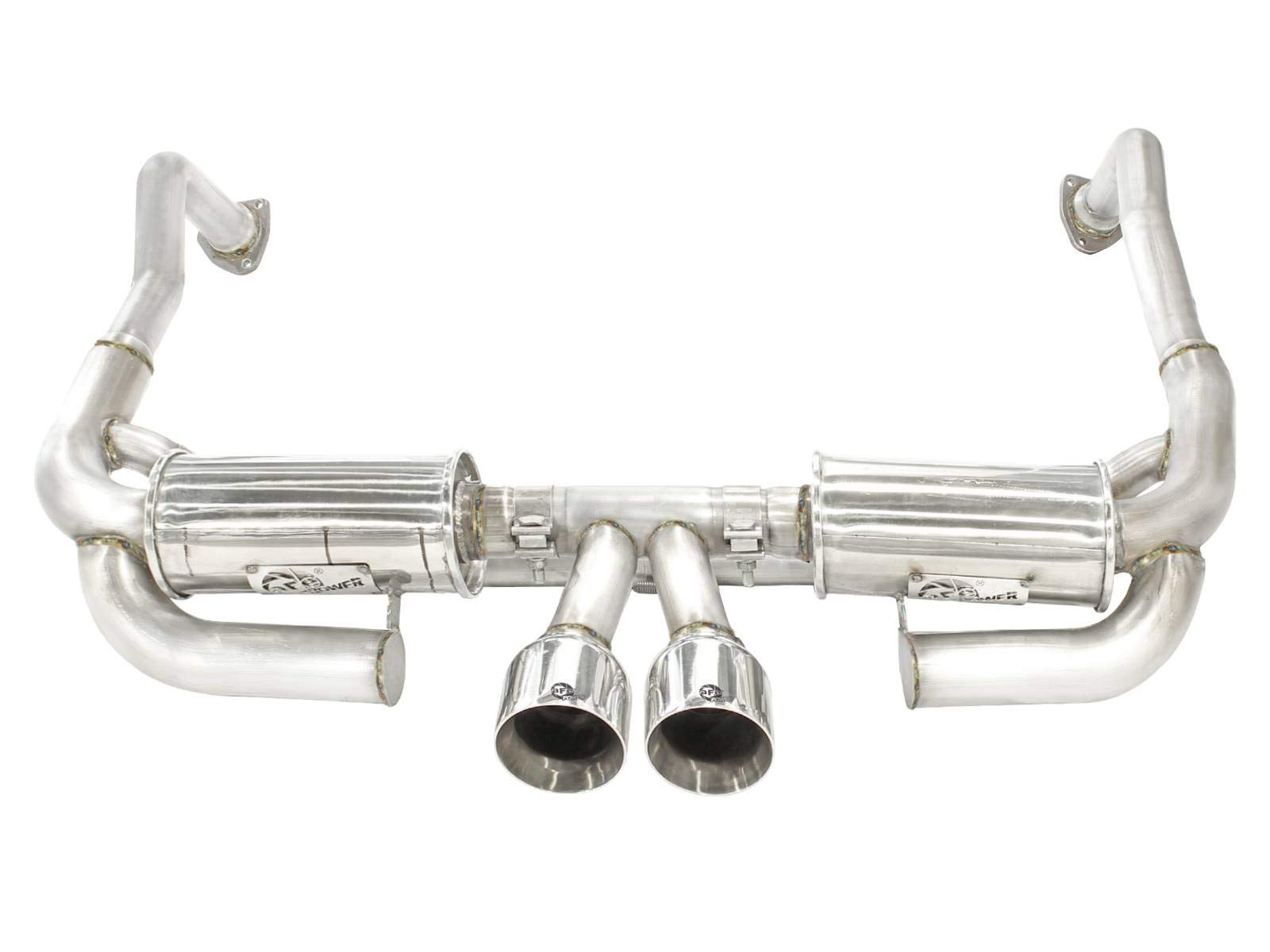aFe 49-36409 Cat-Back Exhaust System Elite 304 Stainless Steel with Tip Assembly for Porsche Boxster S H6-3.4L Engine