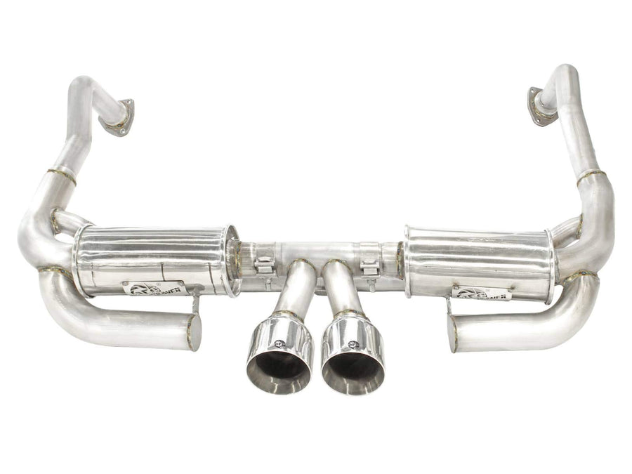 aFe 49-36409 Cat-Back Exhaust System Elite 304 Stainless Steel with Tip Assembly for Porsche Boxster S H6-3.4L Engine