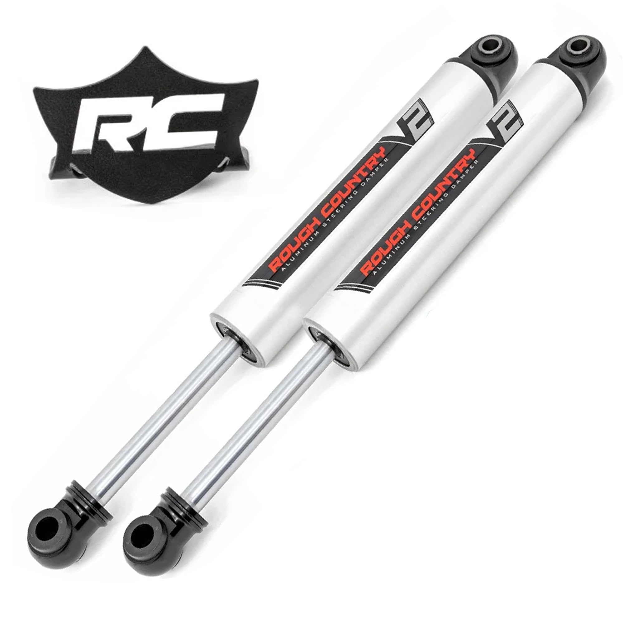 Rough Country V2 Steering Stabilizer Dual for 14-24 Ram 2500/3500 4WD - 8749470