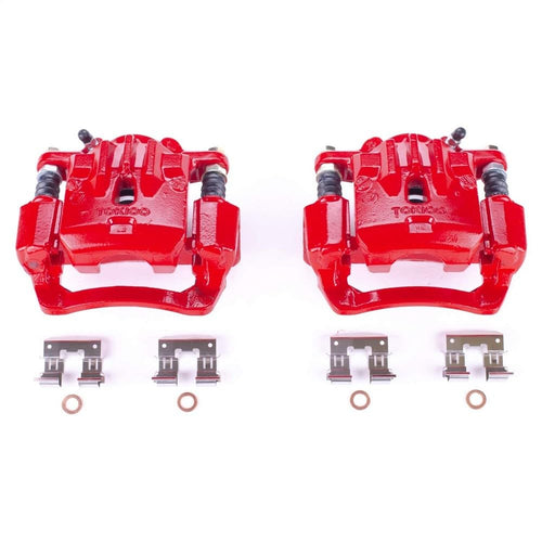 Power Stop Rear S6276 Pair of Calipers High-Temp Red Powder Coated For Subaru Legacy 2010-2014, Subaru Outback 2010-2014 [Model Specific]