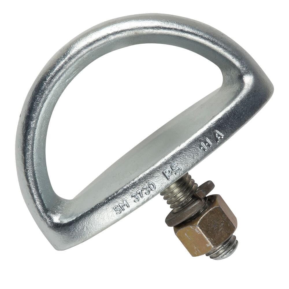 Steel D-Bolt Anchor Werner, Integrated Bolt, Washer, Nut