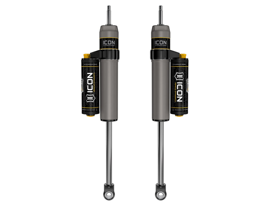 4.5 Lift ICON, Front 2.5 VS PB/CDCV Shocks, Pair, Compatible with 2005-Up Ford F250/F350 SD 4WD, 67710CP
