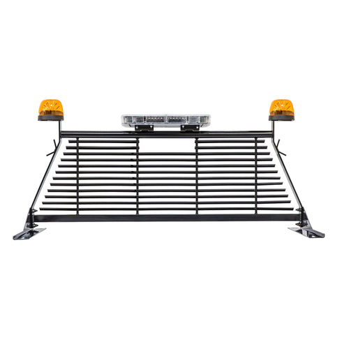 Westin HD Headache Rack 57-8025 fits 1988-2018 C/K Silverado Sierra 1500 (Exc 88-91 Crew Cab) 1999-2025 Silverado Sierra 2500 3500 2004-2025 F150 (Exc 04 Heritage 22+ Lightning EV) 2007-2021 Tundra
