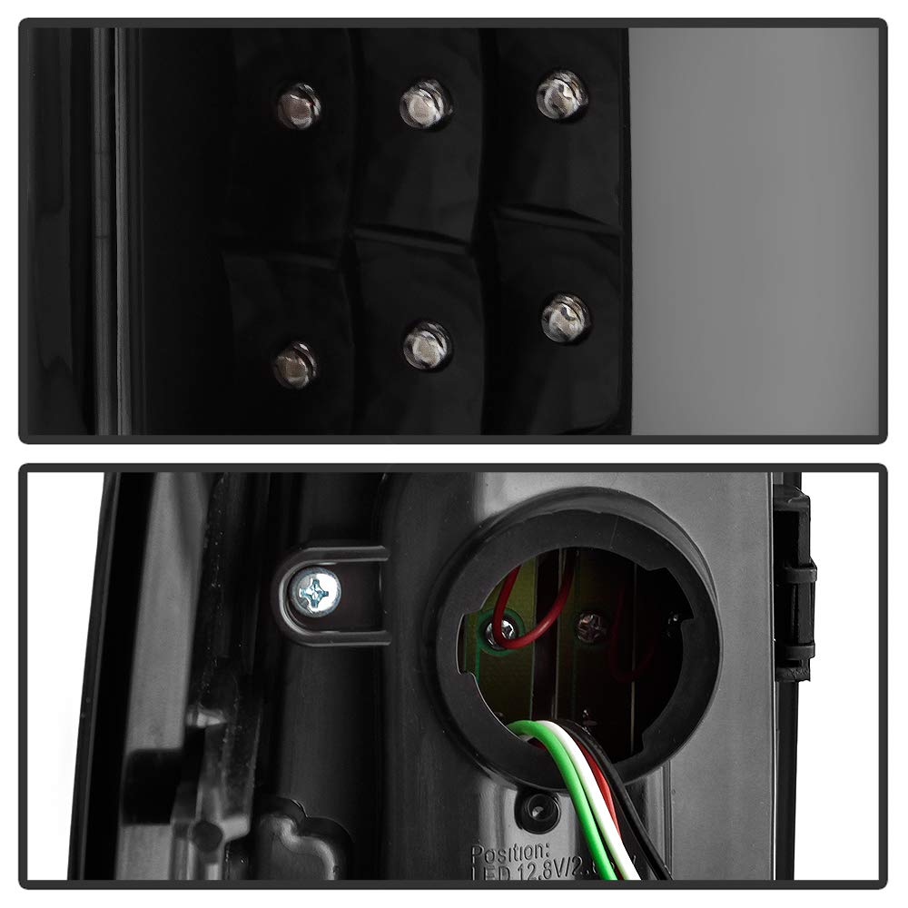 LED Tail Lights Xtune (ALT-ON-CCO04-LED-BSM), Black Smoke