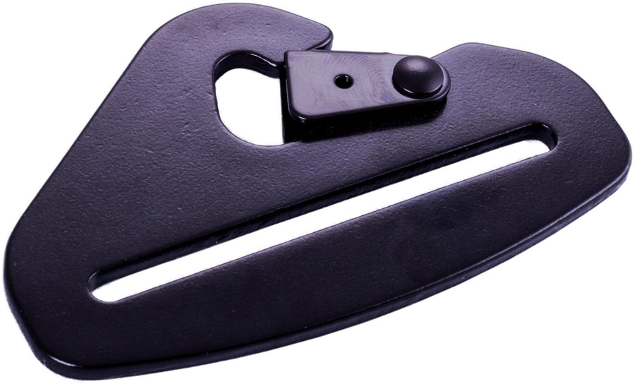 3 in RaceQuip 700940RQP Snap Hook Seat Belt End Black