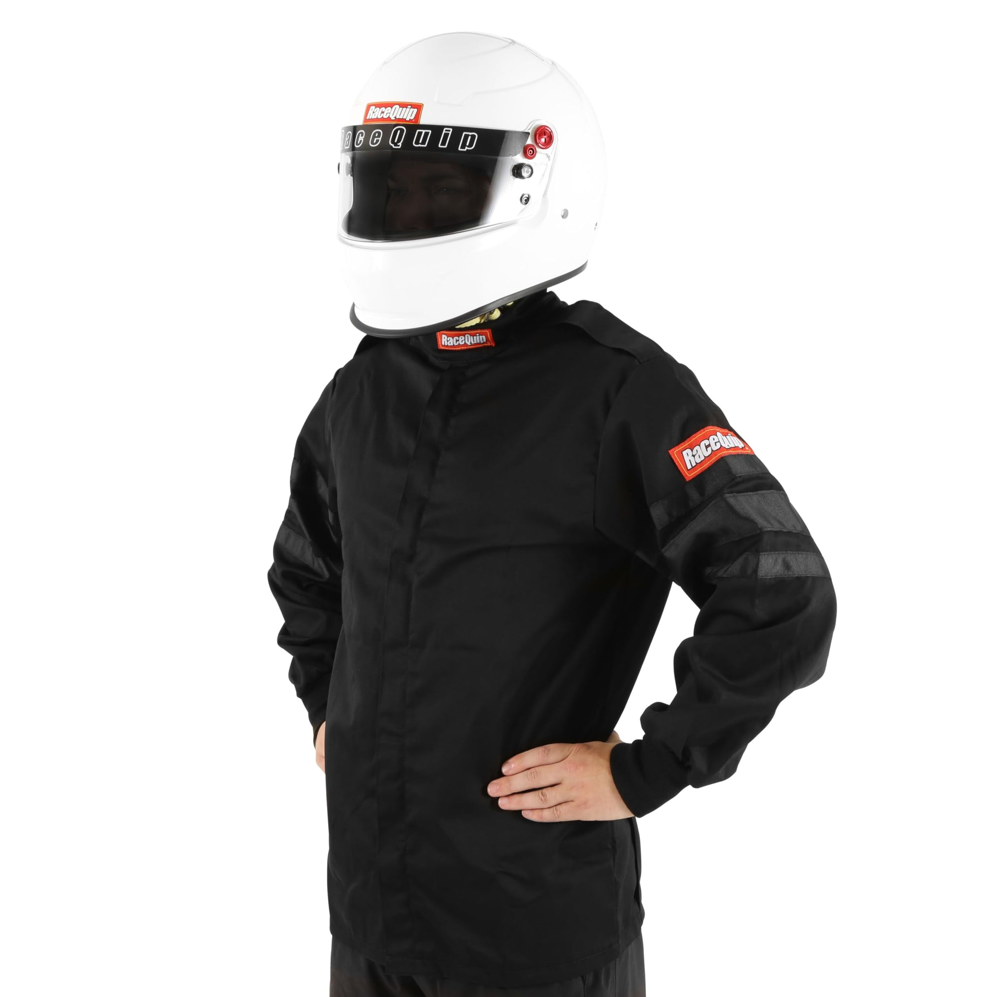 111004RQP RaceQuip® Driving Jacket 110 Series - SFI 3.2A/1 - Black - Medium-Tall