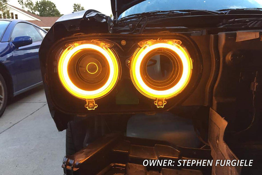 Four Halo Lights LED 120mm Red Diode Dynamics