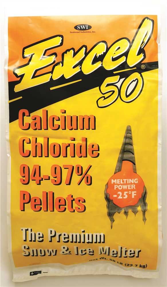 50 lb Scotwood Industries 50#Bag-EXCEL Calcium Chloride Ice Melt