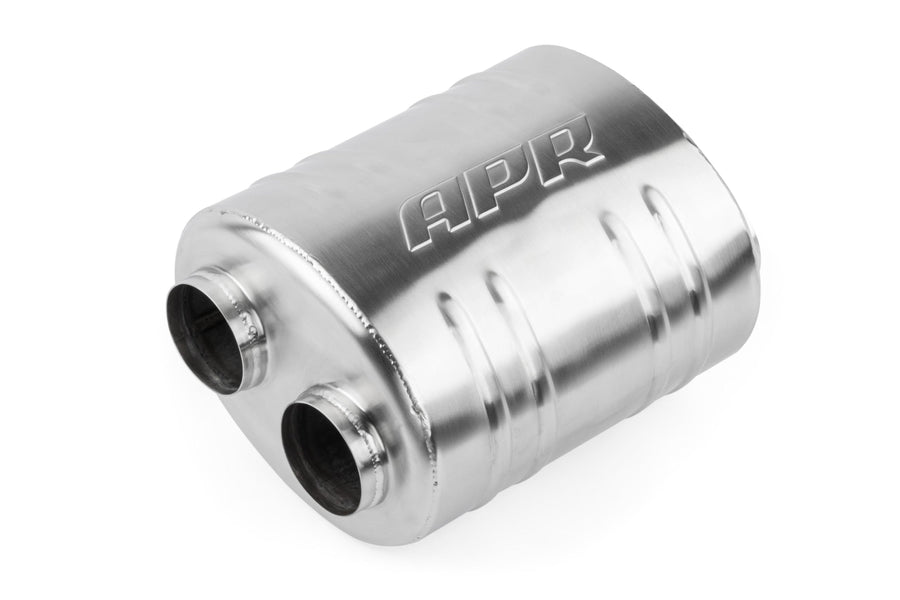Muffler APR, 220X169X260, Dual 2.5" In/Out (MUH0007)