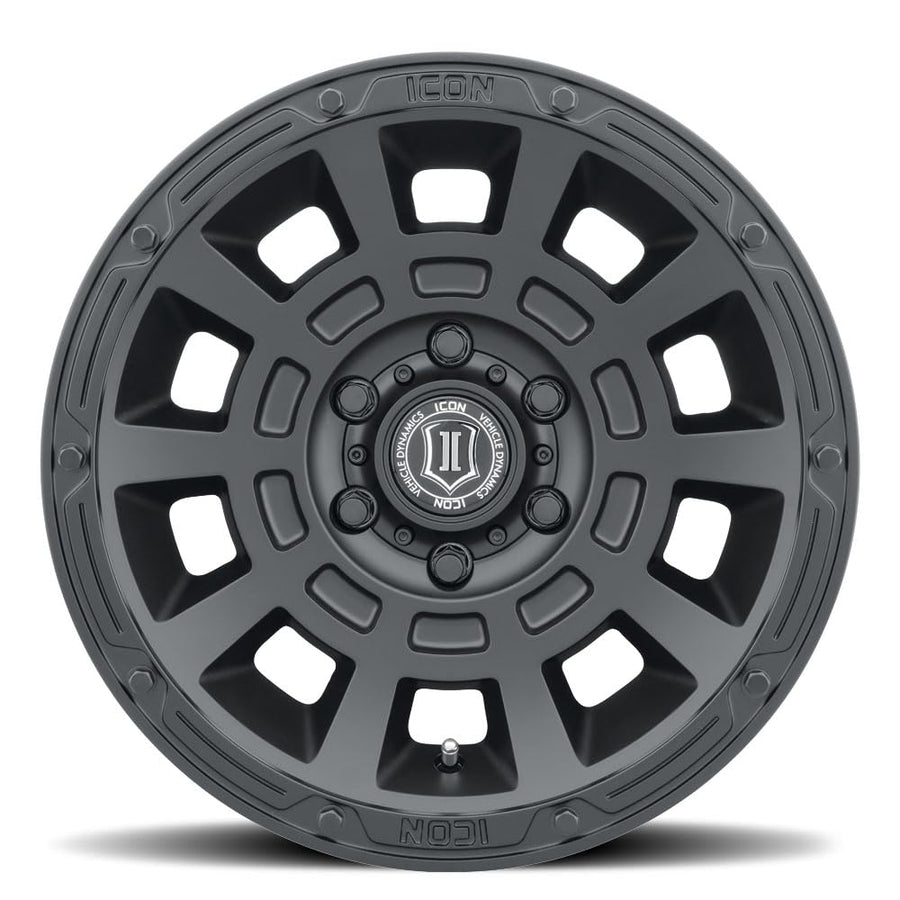 Thrust ICON Alloys, Satin Black, 17 x 8.5/5 x 150, 25mm Offset, 5.75" BS, 2817855557SB