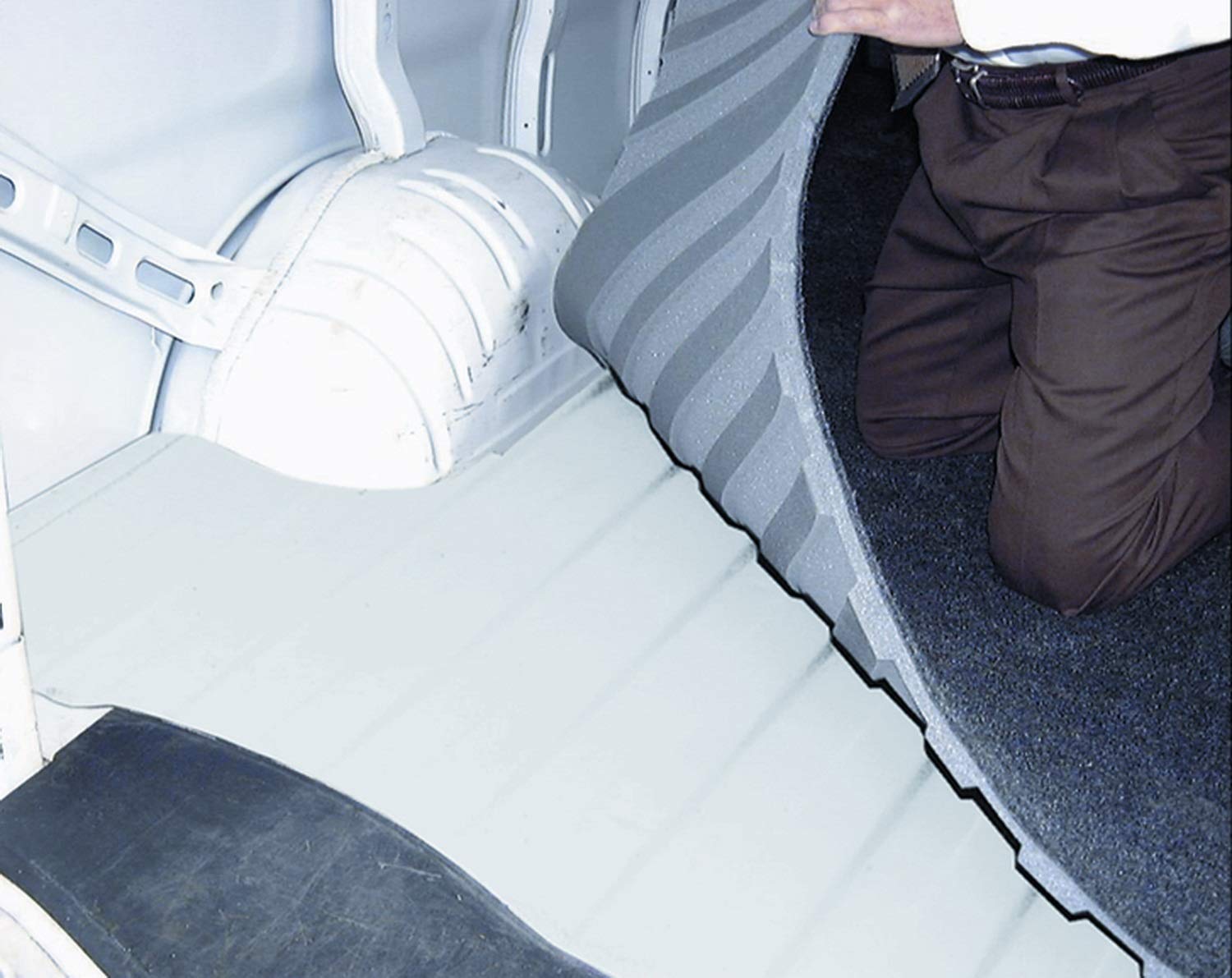 VanRug BedRug, Full | Fits 2015 - 2025 Ford Transit Mid Wheel Base | Charcoal Grey, VRFT15M