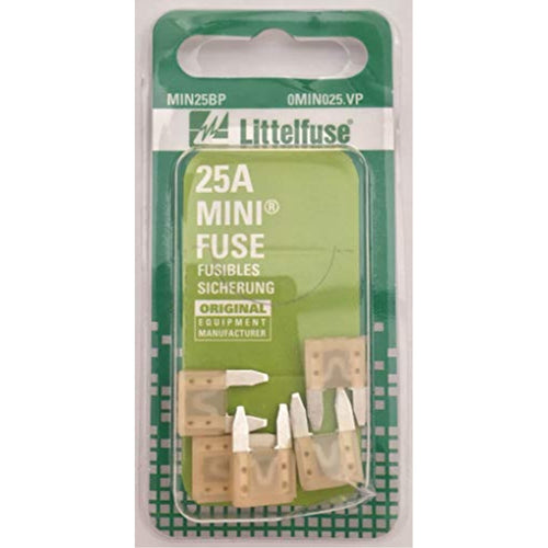MIN25BP Littelfuse Fuse, (Pack of 5)