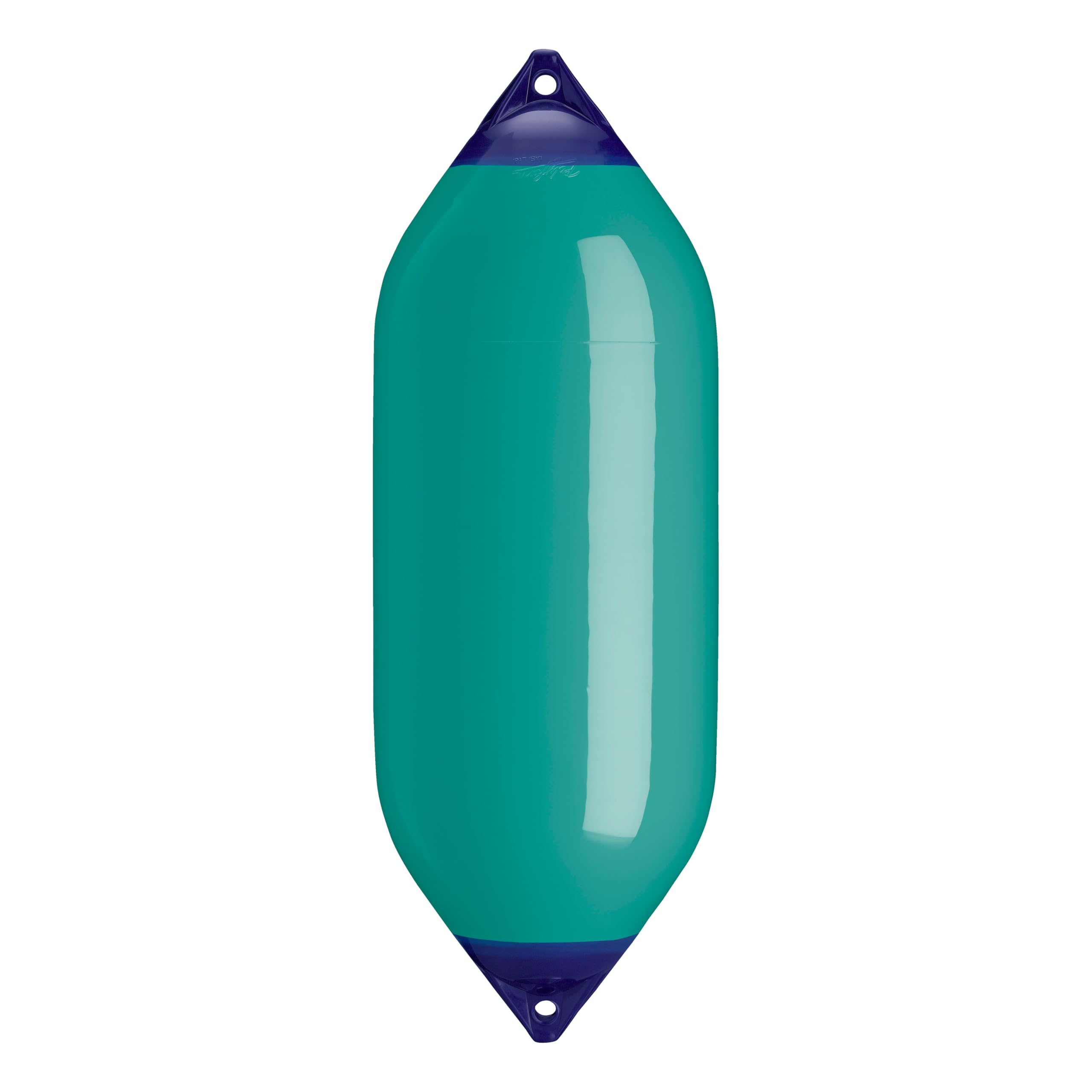 F-10 Standard Polyform Boat Fender Blue Ropehold - Teal