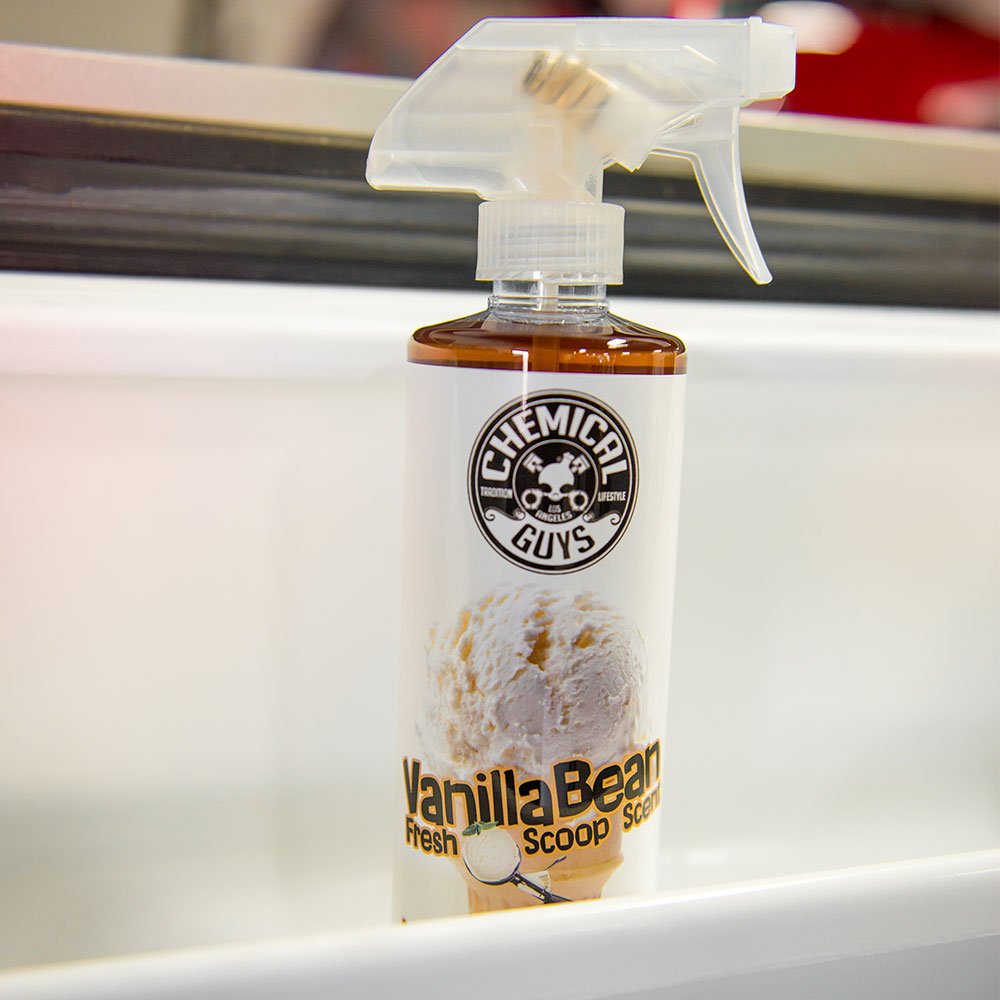 Chemical Guys Vanilla Bean Fresh Scoop Scent AIR23116 Air Freshener & Odor Eliminator, (Great for Cars, Trucks, SUVs, RVs, Home, Office, Dorm Room & More)16 fl oz
