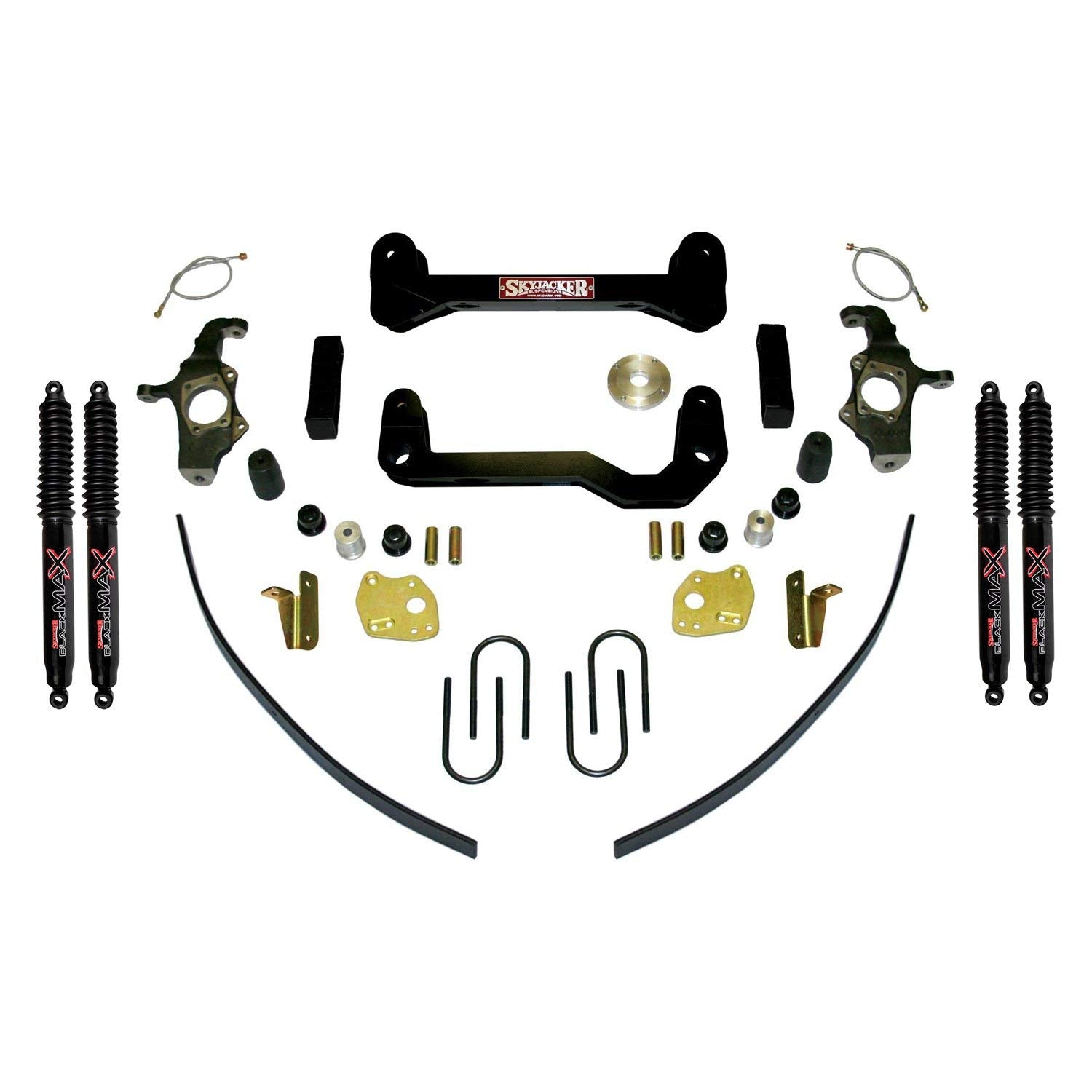 Skyjacker Suspension Lift Kit CC409K-B w/Shock Black MAX Shocks 4 in. Lift Install Time 8 Hrs. Add A Leaf